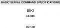 Icon of LC-X85 RS-232 Basic Serial Commands